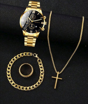RELOL+ COLLAR+ PULSERA Y ANILLO